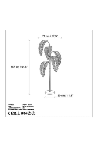 Staanlamp - Goudkleurig