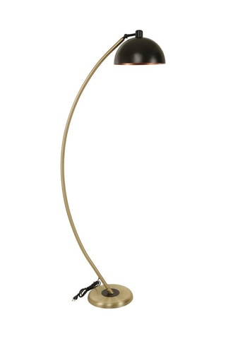 Staanlamp Hilal Eskitme - Goudkleurig en Zwart