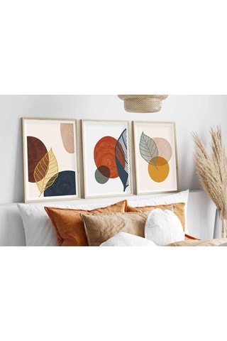 3 Wanddecoraties - 35 x 50 cm