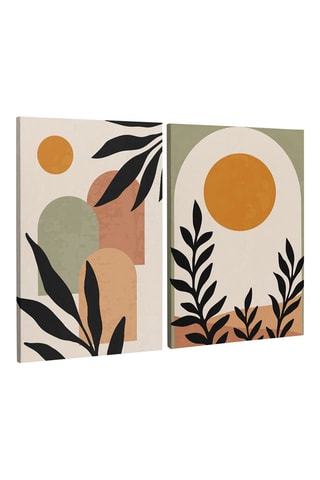 2 Wanddecoraties - 70 x 50 cm