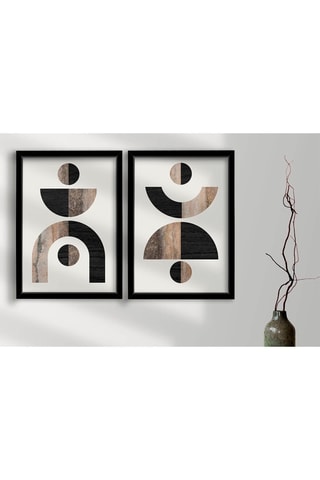 2 Wanddecoraties - 38 x 53 cm