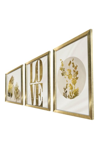 3 Wanddecoraties - 38 x 53 cm