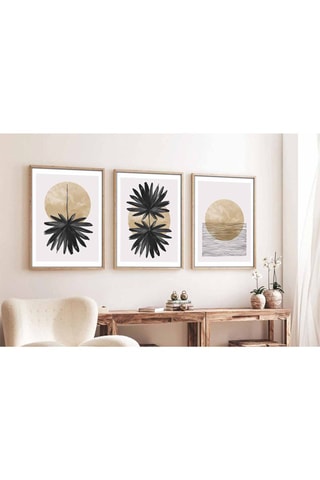 3 Wanddecoraties - 35 x 50 cm