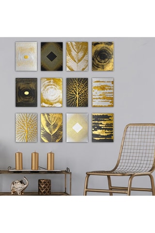 12 Wanddecoraties - 12 x 20 x 15 cm