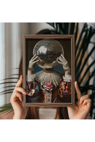 Mdf Wanddecoratie René32 - 35 x 47 cm