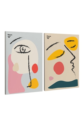 2 Wanddecoraties - 50 x 70 cm