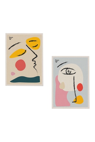 2 Wanddecoraties - 50 x 70 cm