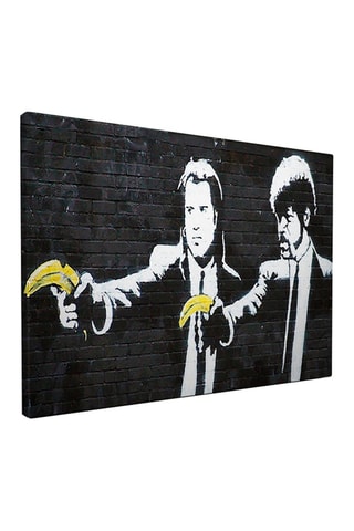 Wanddecoratie "Pulp Fiction" - Banksy - 70 x 100 cm - Reproductie
