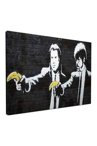 Wanddecoratie "Pulp Fiction" - Banksy - 70 x 100 cm - Reproductie