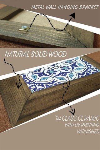 Wanddecoratie - 15,5 x 15,5 cm