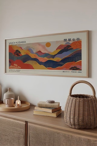 Wanddecoratie Yayoi Kusama - 50 x 120 cm