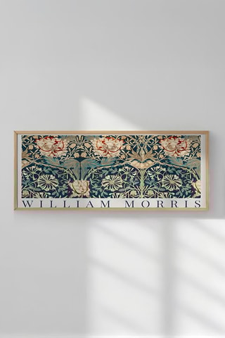 Wanddecoratie «Chèvrefeuille» van William Morris - 33 x 70 cm