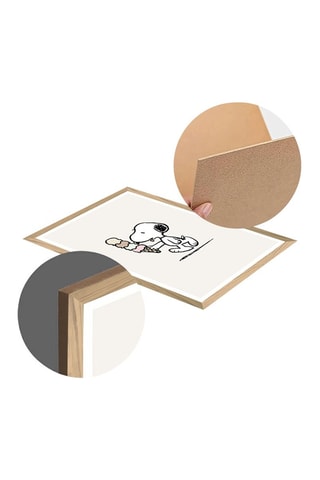 Wanddecoratie Snoopy Snoopy & The Peanuts - 33 x 48 cm