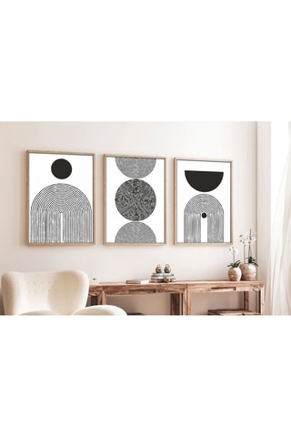 3 Wanddecoraties - 30 x 40 cm