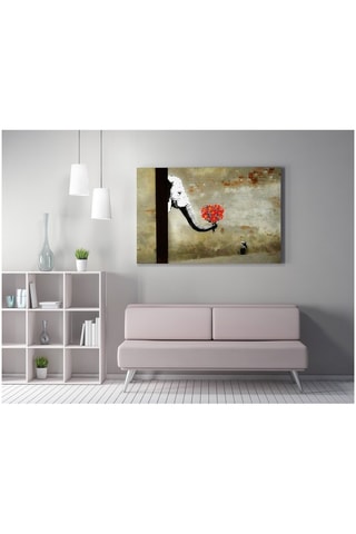 Wanddecoratie WY116 - Banksy - 70 x 100 cm - Reproductie