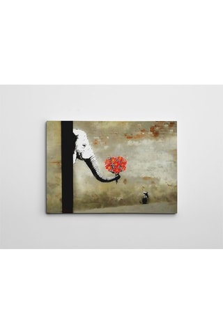 Wanddecoratie WY116 - Banksy - 70 x 100 cm - Reproductie