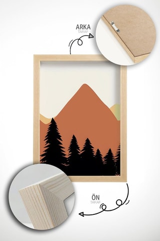 3-delige Wanddecoratie - 3 x (33 x 48 cm)