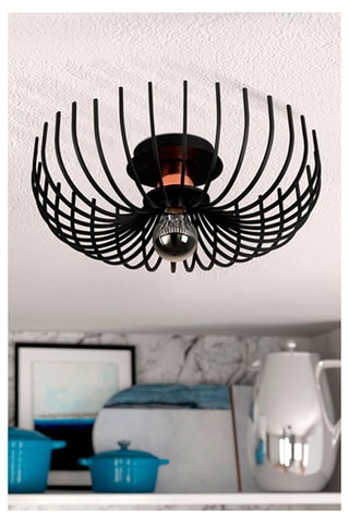 Plafondlamp Aspendos Zwart