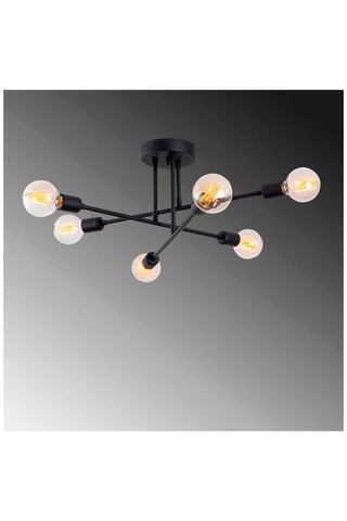 Hanglamp Flower - Zwart