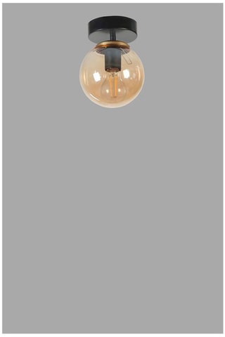 Plafondlamp - Zwart en Transparant