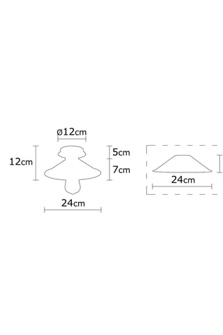 Plafondlamp Berceste - Zwart - 100 W