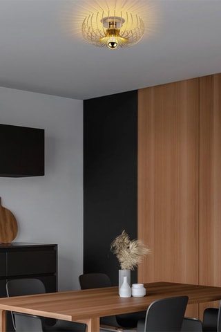 Plafondlamp Karsortel - Goudkleurig - 40 W