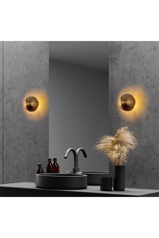 Wandlamp Fungal - Goudkleurig - 10 W 