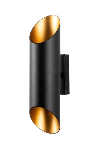 Wandlamp - Zwart - 2 x 10 W