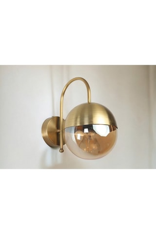 Ledwandlamp Küre - Goudkleurig en Wit - 3 W