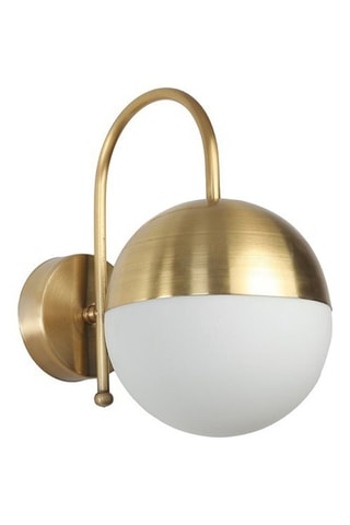Wandlamp Küre - Goudkleurig en Wit - 60 W