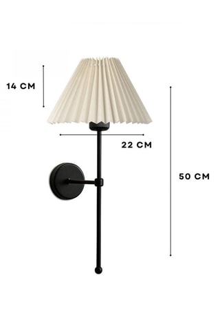 Wandlamp - Crèmekleurig - 40 W