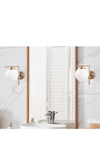 Wandlamp - Beige en Wit