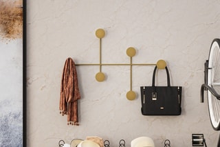 Wandkapstok Dama-A Goudkleurig