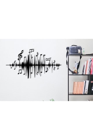 Wanddecoratie Lal - 69 x 37 cm - Zwart