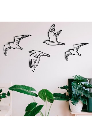 Wanddecoratie Zevahir Zwart