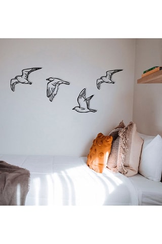 Wanddecoratie Zevahir Zwart