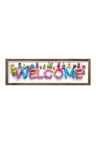 Rubberhouten Wanddecoratie - 19 x 70 x 3,5 cm