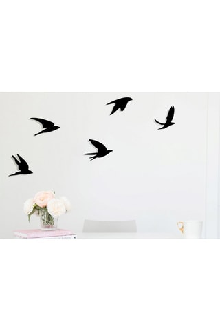6 Wanddecoraties - Zwart