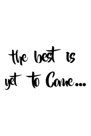 Houten Wanddecoratie The Best Is Yet To Come - Zwart - The: 19 x 16 / Best: 27 x 16 / Is: 9 x 11 / Yet: 18 x 16 / To: 15 x 16 / Come: 28 x 16 cm