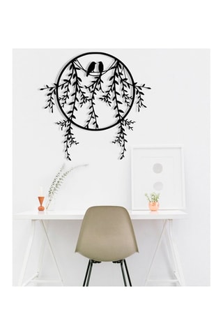 Wanddecoratie Sirayet - 45 x 44 cm - Zwart