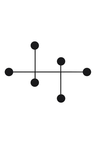 Wandkapstok Dama - 82 x 60 x 10 cm