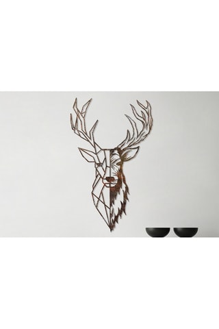 Hertenkop Rusty Deer 3 - Bruin - 70 cm