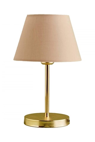Tafellamp - Beige en Goudkleurig - 40 W