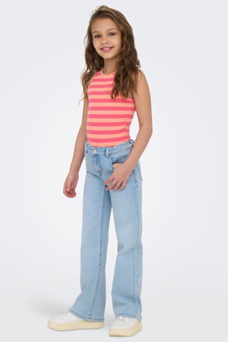 Camisola de alças - Rosa e salmão - Kids Only