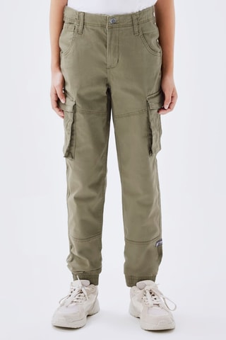 Calças jogger - Verde-escuro - Name It Kids