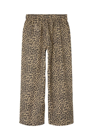 Calças loose - Bege - Name It Kids