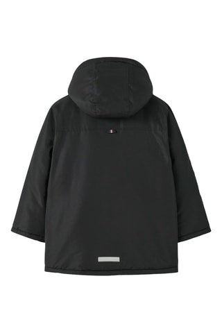 Parca com capuz - Preto - Name It Kids