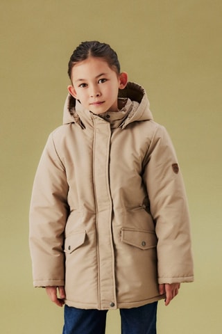 Jasje met Capuchon - Beige - Name It Kids