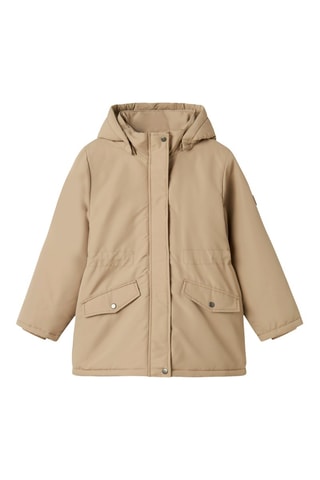 Jasje met Capuchon - Beige - Name It Kids