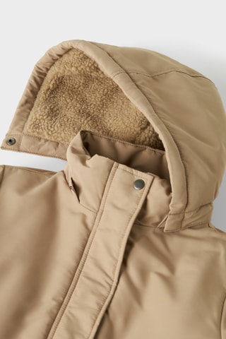 Jasje met Capuchon - Beige - Name It Kids